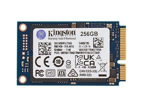 Kingston SSD KC600 256GB mSATA 3D TLC NAND SKC600MS/256G – BRAND NEW