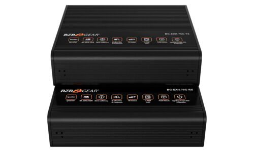 BZBGEAR BG-EXH-70C-b 4K 18Gbps HDMI Extender with Bi-directional IR/Zero Latency