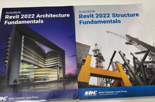 2 Autodesk Revit 2022 Books.  Structure Fundamentals & Architecture Fundamentals