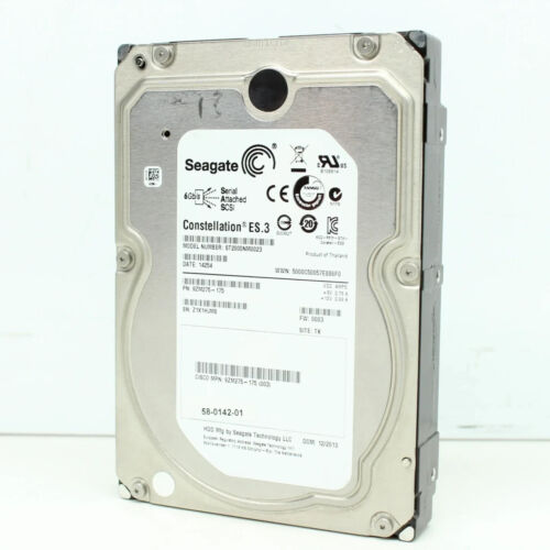 *LOT OF 2* Dell Constellation ES.3 4TB HDD 6 Gbps 7200 RPM SAS