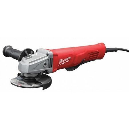 Milwaukee Tool 6141-31 11 Amp Corded 4-1/2″ Small Angle Grinder Paddle No-Lock