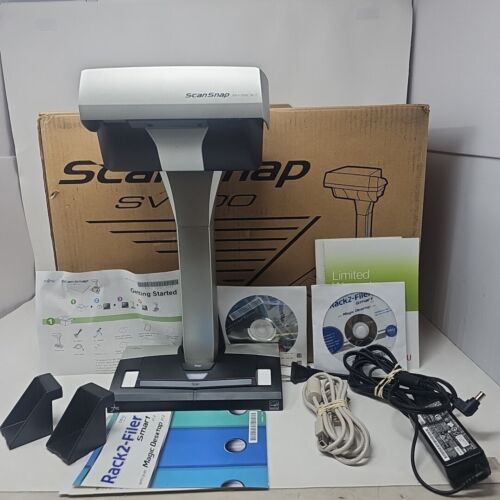 Fujitsu Scansnap SV600 Contactless Document Scanner Japan With Box Used