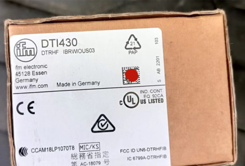 DT1430 IFM Read-write head brand new Shipping DHL or FedEX