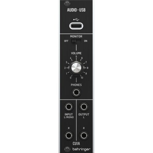 Behringer CU1A Ultra-Low Latency 2 In/2 Out USB/Audio Interface for Eurorack