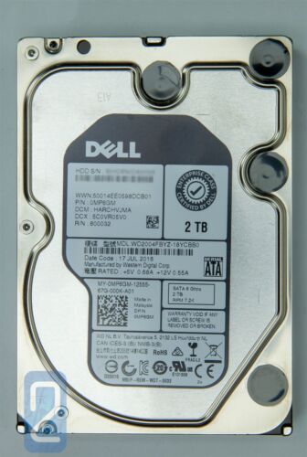 Dell MP6GM WD RE WD2004FBYZ 2TB 128MB SATA 6.0Gb/s 3.5″ Datacenter Capacity HDD