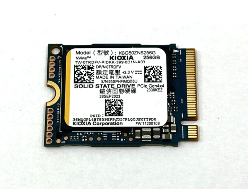 Kioxia Toshiba 256GB KBG50ZNS256G SSD M.2 NVMe 2230 PCIe – TRDFV