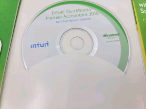 INTUIT QUICKBOOKS 2010 Premier ACCOUNTANT for WINDOWS FULL USA VERSION w/Keys