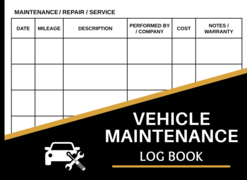 Car Maintenance Log Book: Vehicle Maintenance Log Book – Repair and Service