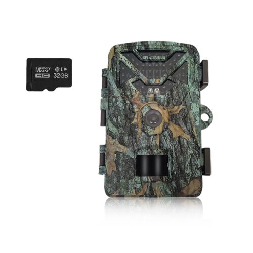 Trail Camera,30MP 2K Hunting Camera,Waterproof Night Vision,32GB SD Card