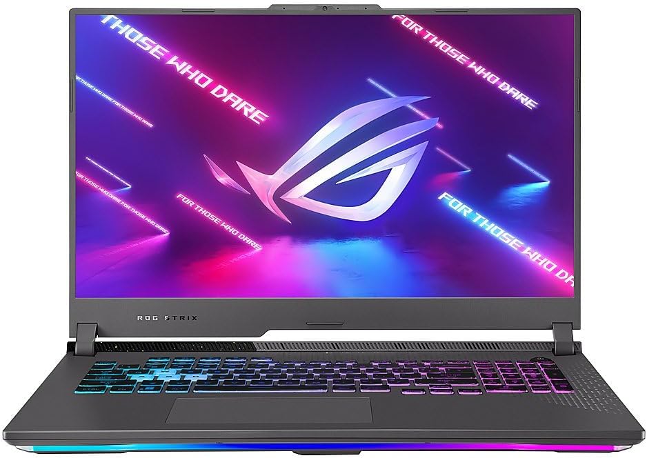 ASUS 2024 Gaming Laptop | ROG Strix G17 | AMD 12-Core Ryzen 9 7845HX | NVIDIA GeForce RTX 4060 8GB | 48GB DDR5 | 8TB SSD | 17.3″ 2560 x 1440 240 Hz | Win10 Home – RGB Backlit KB – Eclipse Gray