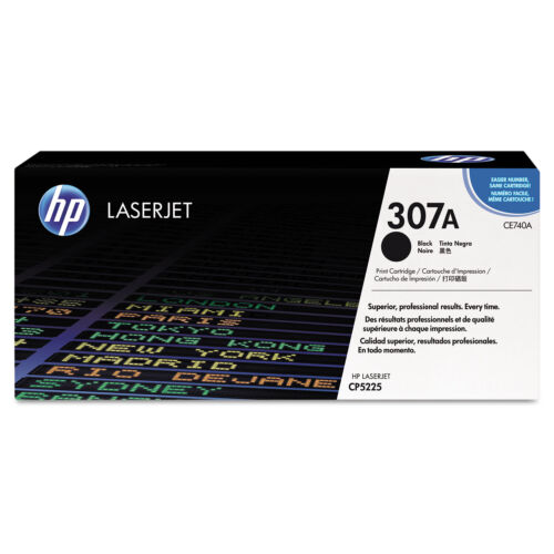 HP Inc. HP 307A (CE740A) Black Original LaserJet Toner Cartridge