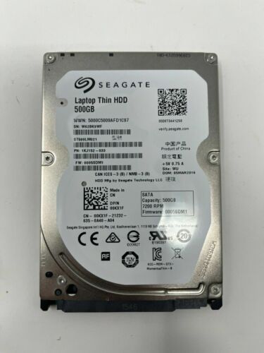 Seagate Laptop Thin HDD ST500LM021 500GB 2.5″ SATA III Laptop Hard Drive