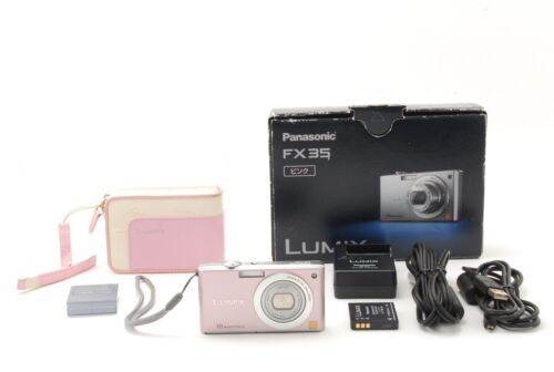 Tested [ Mint ] Panasonic DMC-FX35-P Digital Camera LUMIX FX35 Pink From JAPAN