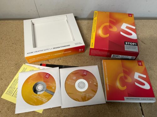 Adobe Creative Suite 5.5 Design Standard Mac OS Student & Teacher W/ Serial C51