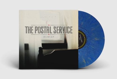 The Postal Service – Give Up –   Blue Silver LP Vinyl – 20th Anniversary – New