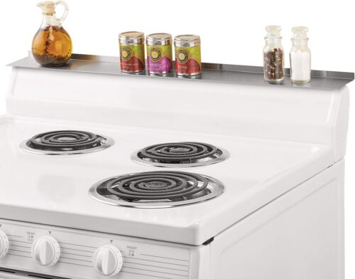 Collections Etc Magnetic Stovetop Shelf, Extra Storage for Oven & Spice Shelf