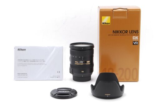 【Near MINT w/BOX】Nikon AF-S DX NIKKOR 18-200mm f/3.5-5.6 G ED VR Lens From Japan