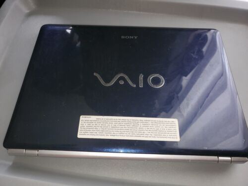 SONY VAIO PCG-5L2L NOTEBOOK -WINDOWS VISTA HOME PREMIUM – NO CHARGER