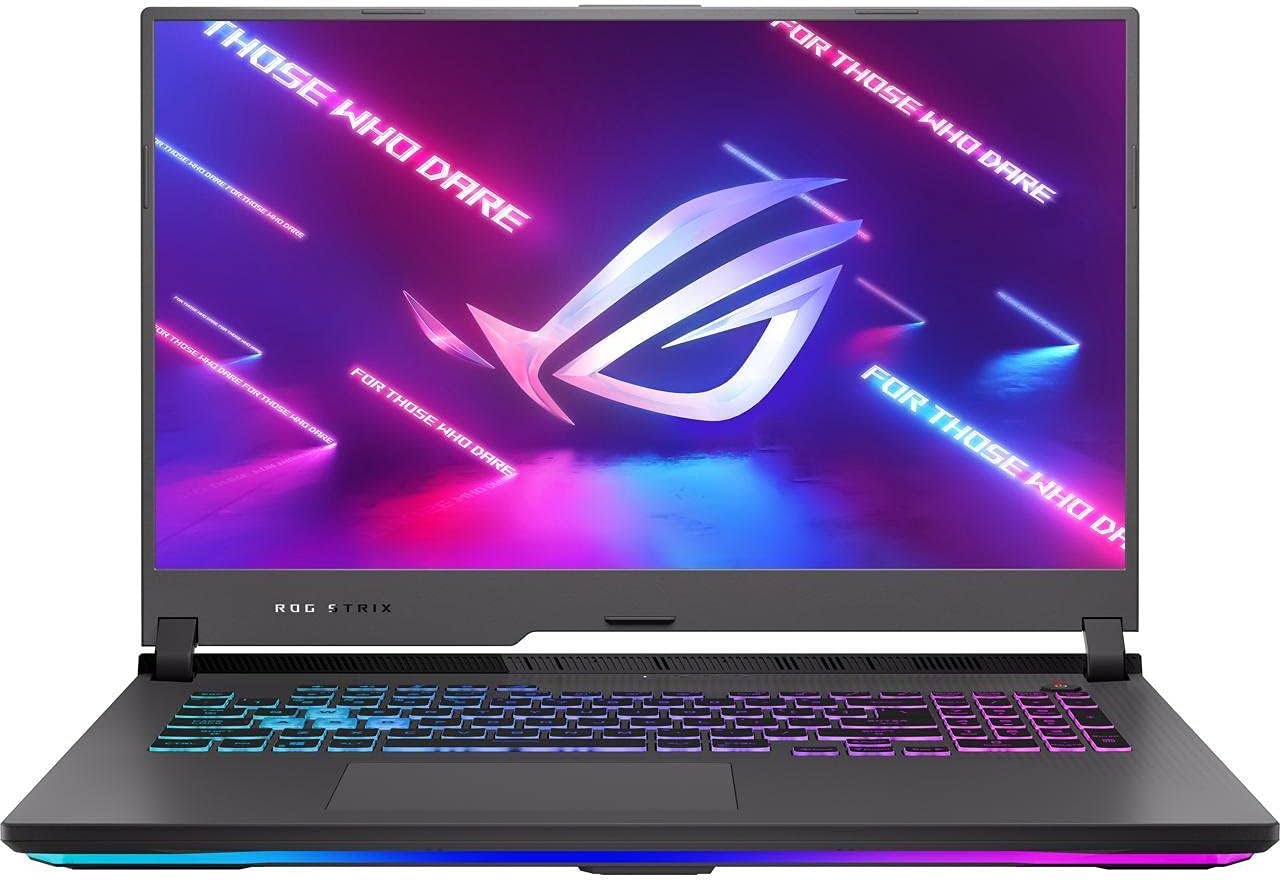 ASUS ROG Strix G17 Gaming Laptop, 17.3″ 144 Hz FHD IPS, NVIDIA GeForce RTX 3060 GPU(130W), AMD Ryzen 9 5900HX Processor, RGB Keyboard, Windows 10, 64GB RAM | 4TB PCIe SSD + Accessories