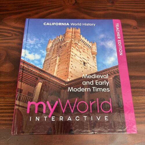 Teacher Edition Pearson MyWorld Interactive California World History  USED