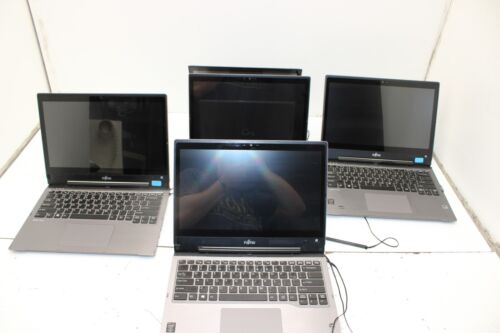 Lot of 5 Fujitsu Lifebook T935 Laptops Intel Core i5-5300u 8GB Ram No HDDs/Batt