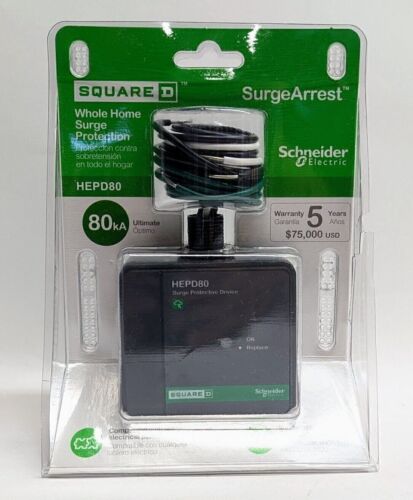 Square D by Schneider Electric HEPD80 Whole Home Surge Protective Device