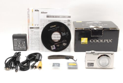 【Top MINT In Box】Nikon COOLPIX S3000 12.0MP Silver Digital Camera From JAPAN