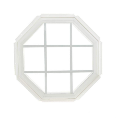 TAFCO WINDOWS Window 24″ x 24″ Fixed Octagon Geometric Vinyl