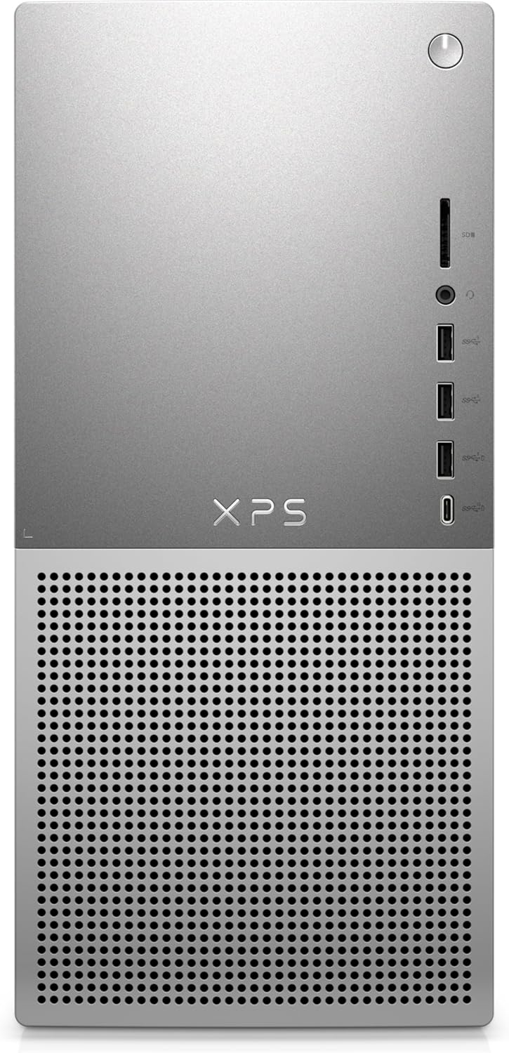 Dell XPS 8960 2024 Desktop – 20-Core 14th Generation Intel i7-14700 NVIDIA GeForce RTX 4060 Ti – 8GB GDDR6 Graphics 16GB DDR5 1TB SSD – Wi-Fi | No Optical Drive Windows 10 Home – 32GB USB – Grey