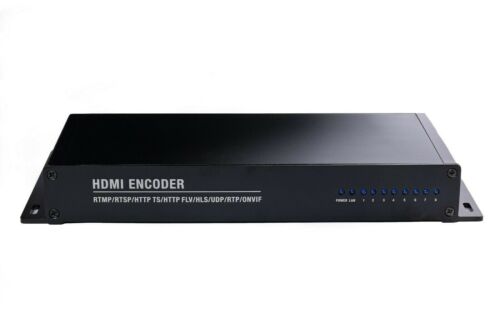 8 Channel H.264 HDMI Video Encoder HTTP HLS RTSP RTMP UDP SRT ONVIF to IP or NVR