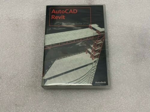 Sealed Autodesk AutoCAD Revit Structure Suite 2010 Spanish (DVDs only) No codes