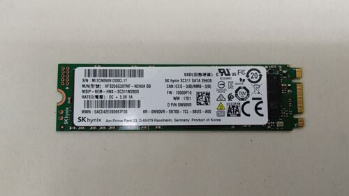 SK Hynix SC311 HFS256G39TNF  256 GB 80mm M.2 Solid State Drive