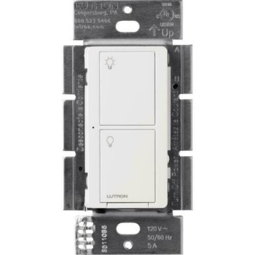 Lutron P-PKG1W-WH-R Caseta Wireless Smart Lighting Dimmer Switch and Remote Kit