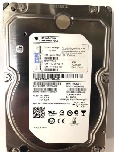 LOT 15: HITACHI HGST 450GB 15K 4GB 3.5in SAS HDD W CADDY HUS156045VLF400 0B24477