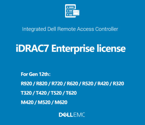 DELL iDRAC9  iDRAC9 x5 iDRAC9 x6 DataCenter License for 14th 15th 16th Life-time