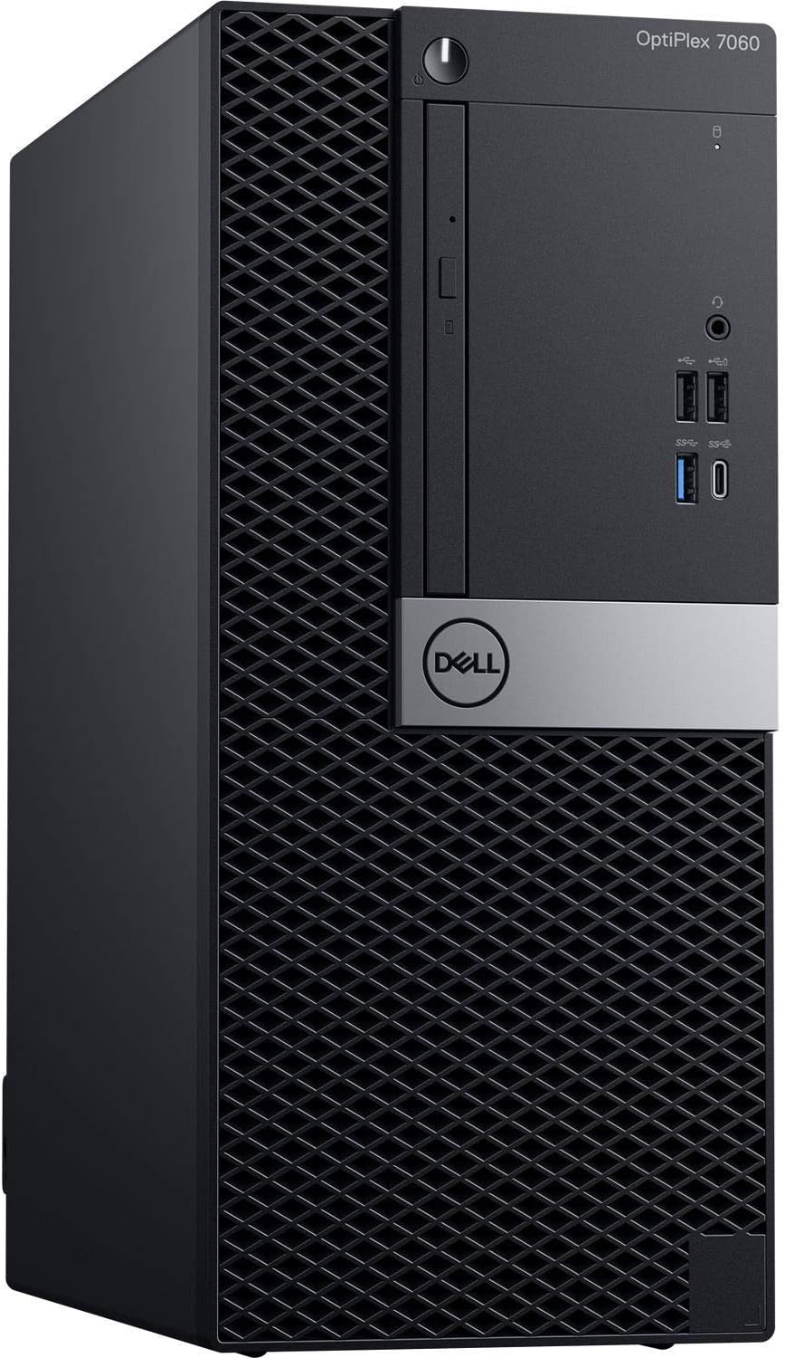 Dell Optiplex 7060 Mini Tower | Intel Quad Core i3-8300 3.7GHz | 4GB DDR4 + 16GB Optane Memory | 1TB SSD + 500GB HDD| DVD | Windows 10 Pro (Renewed)