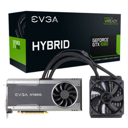 EVGA GEFORCE GTX 1080 FTW Hybrid Gaming Graphics Cards (08G-P4-6288-KR)