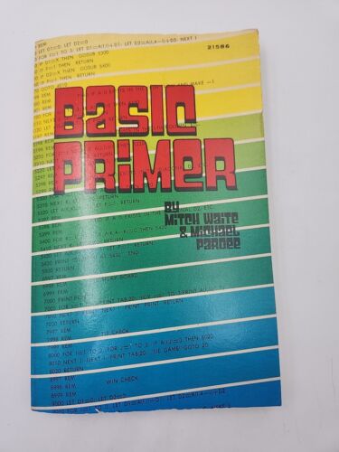 BASIC Primer by Mitchell Waite Michael Pardee Paperback 1978 1st Edition