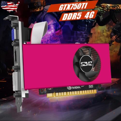 GTX 750TI 4GB Desktop Graphics Card DDR5 PC Video Card HDMI-Compatible Interface