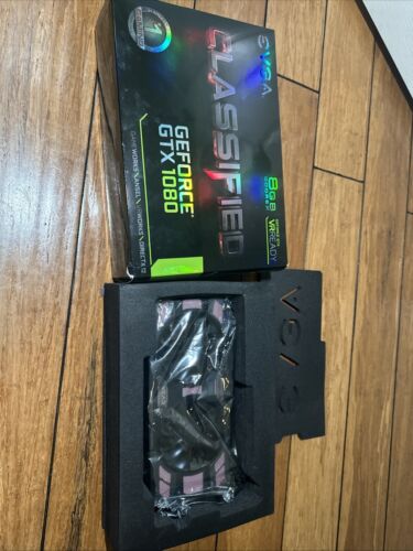 EVGA GeForce GTX 1080 CLASSIFIED GAMING,  8GB GDDR5X, ACX 3.0 & RGB LED