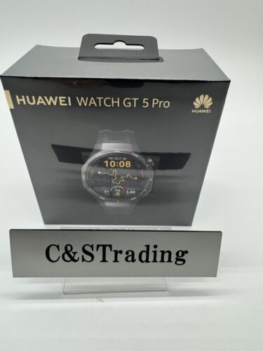 Huawei Watch GT 5 Pro 46mm Black Golf Navigation Smartwatch iOS Android