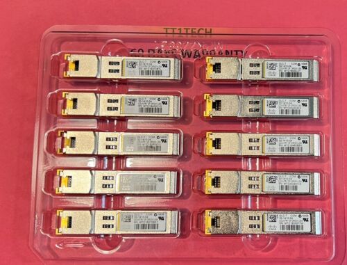 CISCO GLC-T 1000BASE-T SFP+ RJ-45 30-1410-04 GBIC TRANSCEIVER ORIGIN USA