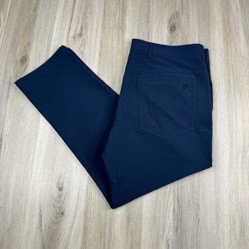 Public Rec Pants Mens 34×26 Short Inseam Blue Navy Straight Leg Workday