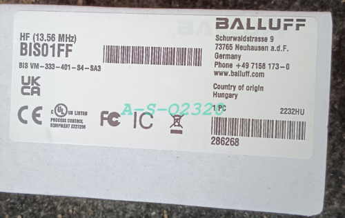 1PC New Balluff BIS01FF BIS VM-333-401-S4-SA3 HF Read/Write Head (FedEx/DHL)