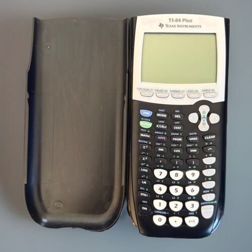 Texas Instruments TI-84 Plus Graphing Calculator – Black Used Works Great