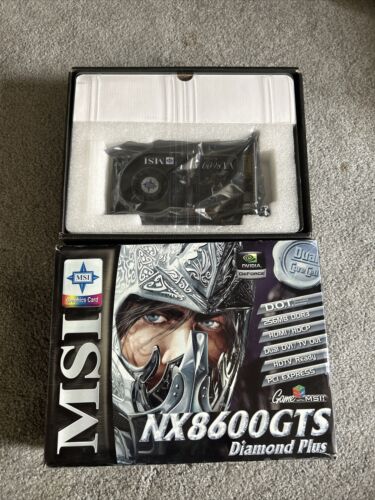 MSI GeForce 8600 GTS 256MB PCI-E Graphics Card NX8600GTS-T2D256E OC