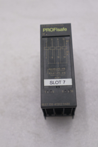 SIEMENS 6ES7 138-4FB02-0AB0 SIMATIC S7 ELECTRONIC CONTROL MODULE STOCK L-278-C