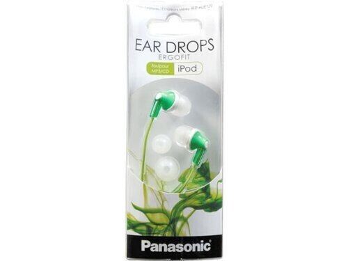 Panasonic ErgoFit In-Ear Earbud Headphones RP-HJE120 – Green