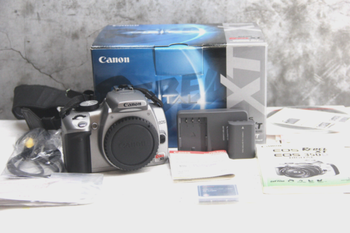 Canon EOS Rebel XT | 8MP DSLR w/ Battery, Charger, Box (No Lens) — EXCELLENT!