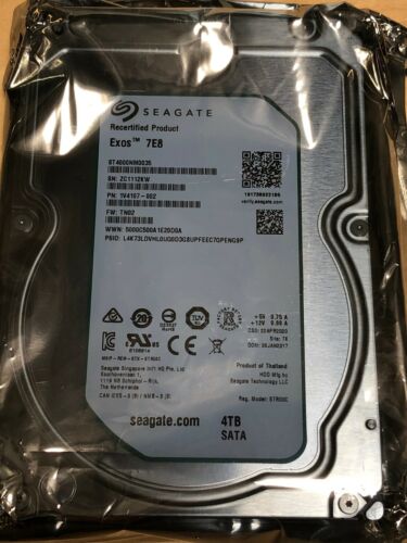 Seagate Enterprise 4TB HDD SATA III 3.5″ 7200RPM 128MB Internal ST4000NM0035